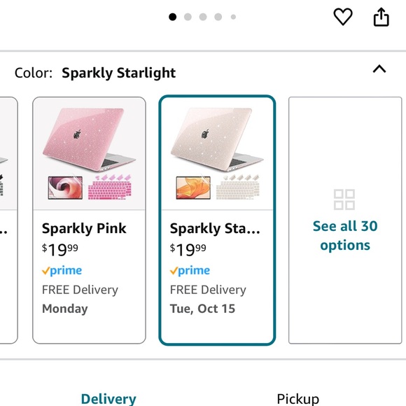 MacBook Air 13” Laptop Case Sparkly - Picture 8 of 9